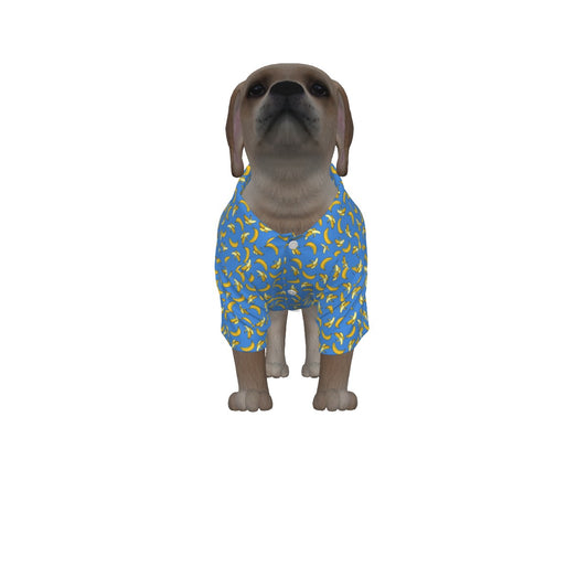Gone Bananas Doggie Button Down Hawaiian Shirt